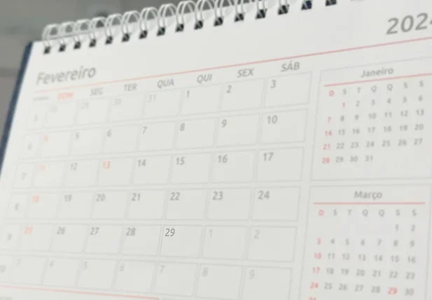 Fevereiro de 2024 terá 29 dias