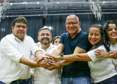 Franzé Silva com Fábio Novo e Rafael Fonteles