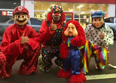 Gael e integrantes da Carreta Furacão