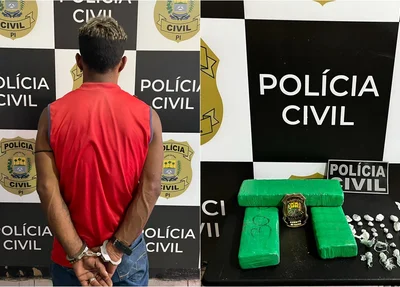 Homem foi preso em flagrante com diversos entorpecentes em Luís Correia