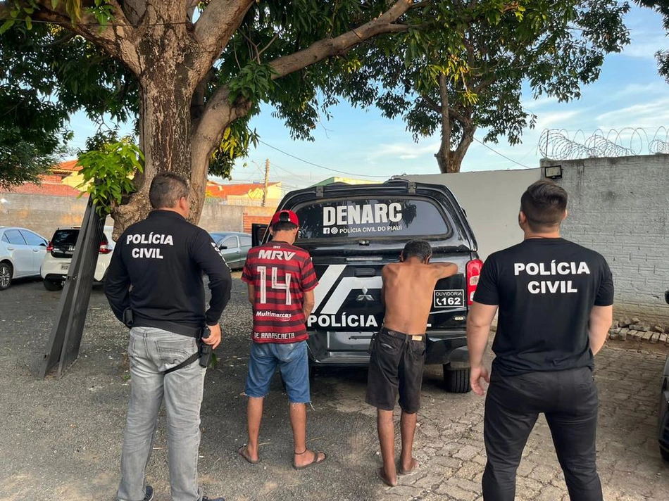 Homens presos pelo Denarc