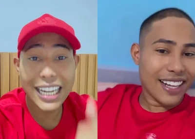 Itallo Bruno em primeira aparição nos stories de seu novo perfil no Instagram