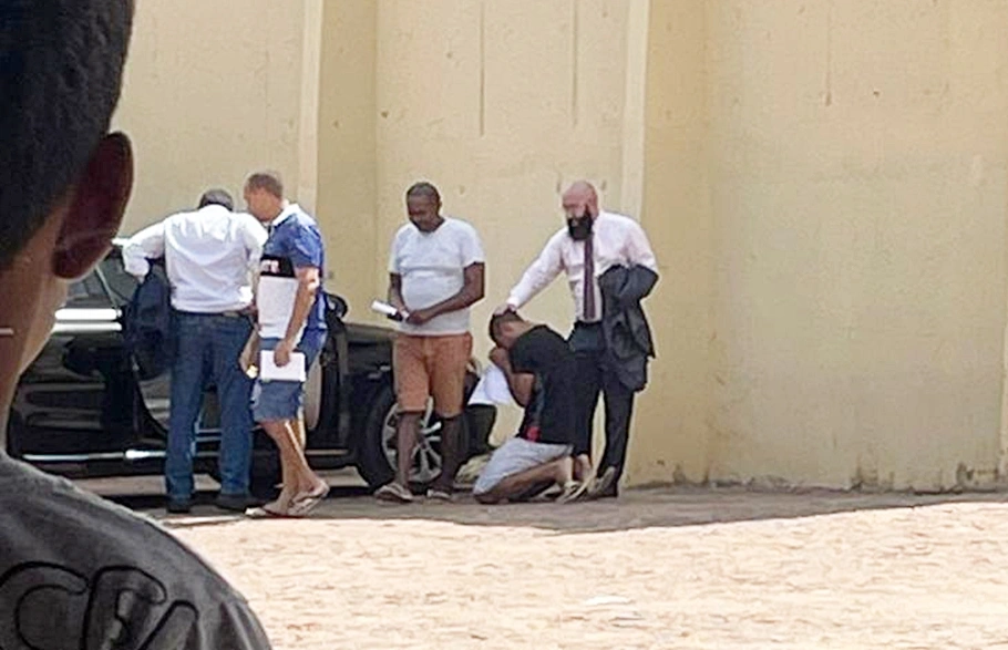 Itallo Bruno sendo solto do sistema prisional