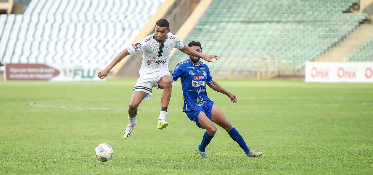 Lance do jogo em Teresina