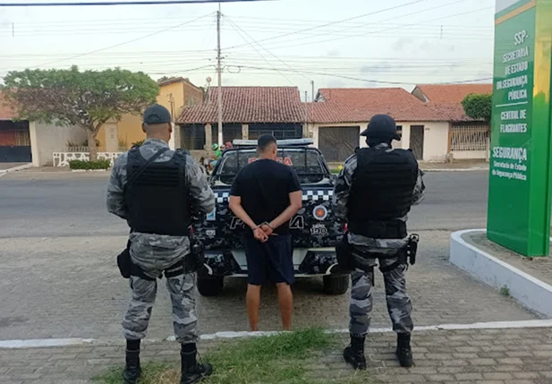 Líder de facção preso em Luís Correia