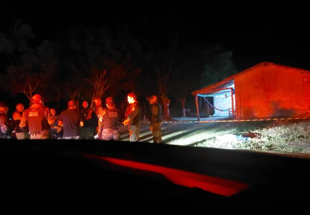 Local onde o crime ocorreu, no bairro Renascer, em Campo Maior