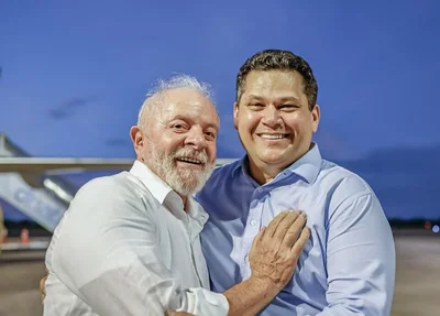 Lula e Davi Alcolumbre