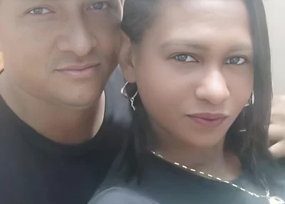 Marciel Rodrigues de Sousa e a esposa