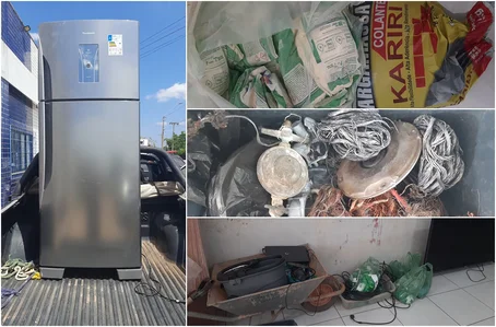 Material recuperado em posse do dono do bar preso pela Polícia Civil do  Maranhão