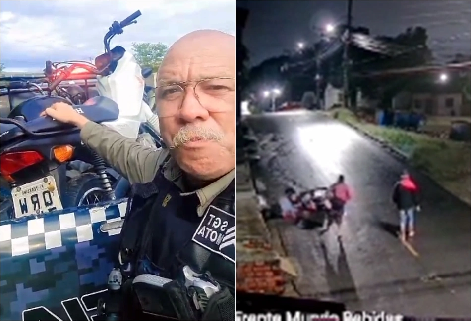 Motocicleta roubada de casal que foi derrubado do veículo com criança é recuperada