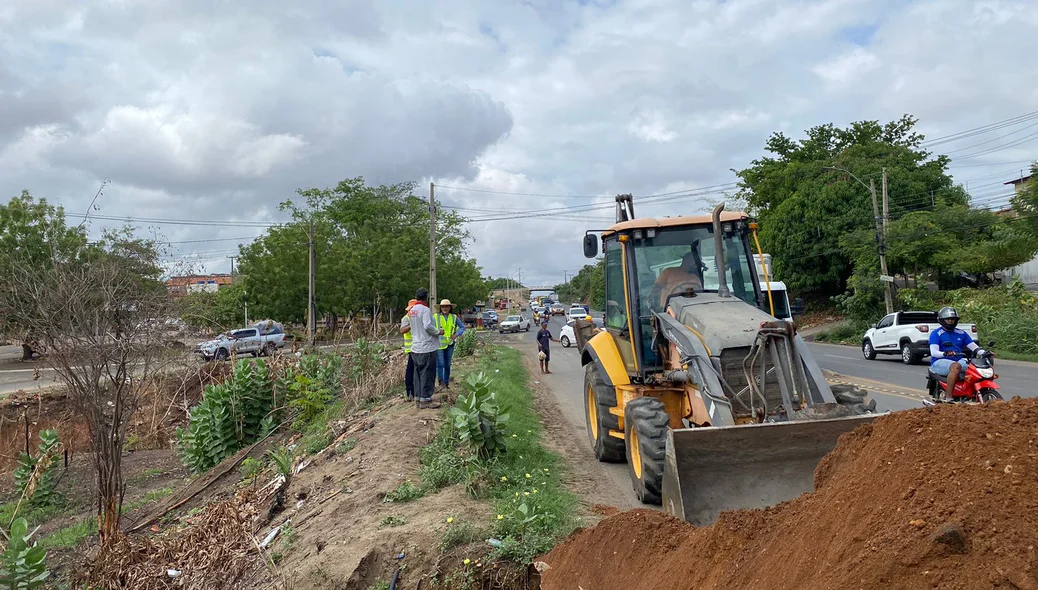 Obra do DNIT na Ponte Tancredo Neves