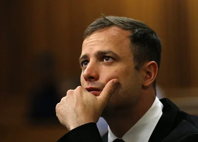 Oscar Pistorius no tribunal