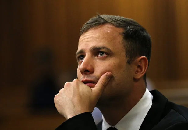 Oscar Pistorius no tribunal