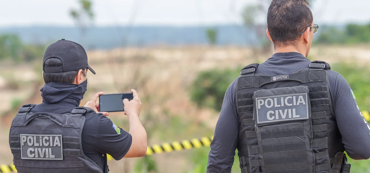 Perícia no local do crime