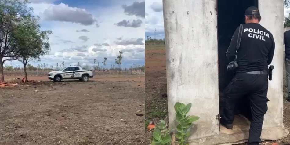 Polícia averiguando suposto incêndio em contador na Fazenda Satisfeito