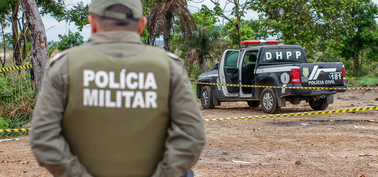 Polícia Militar foi a primeira a chegar no local de crime