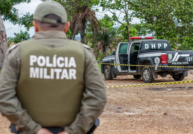 Polícia Militar foi a primeira a chegar no local de crime