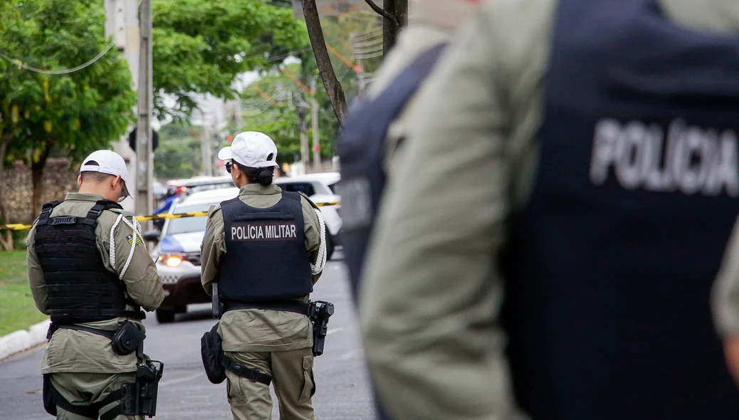 Polícia militar local onde ocorreu o acidente