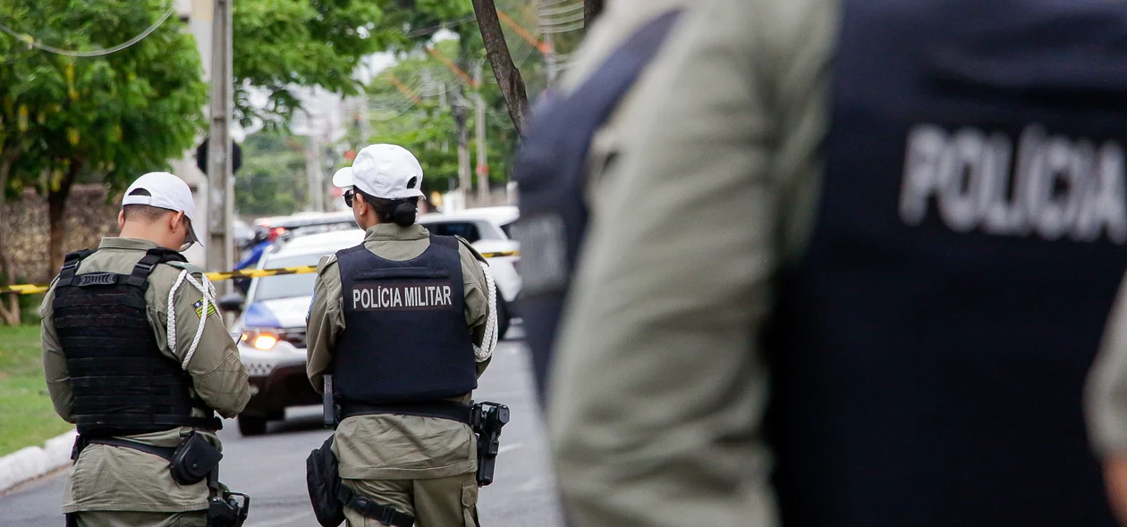 Polícia militar local onde ocorreu o acidente