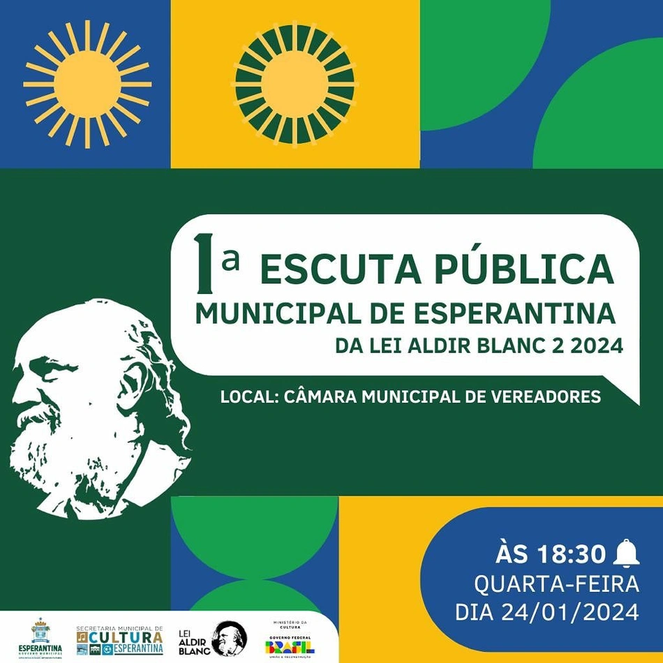 Prefeitura de Esperantina promove Escuta Pública da Lei Aldir Blanc II
