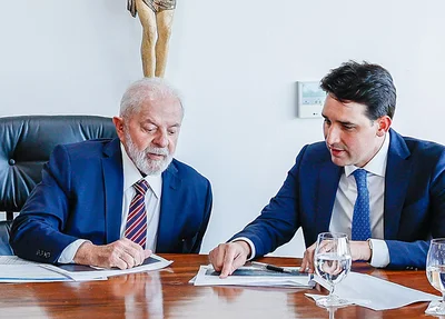 Presidente Lula e Silvio Costa Filho