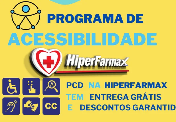Programa Acessibilidade da Hiperfarmax