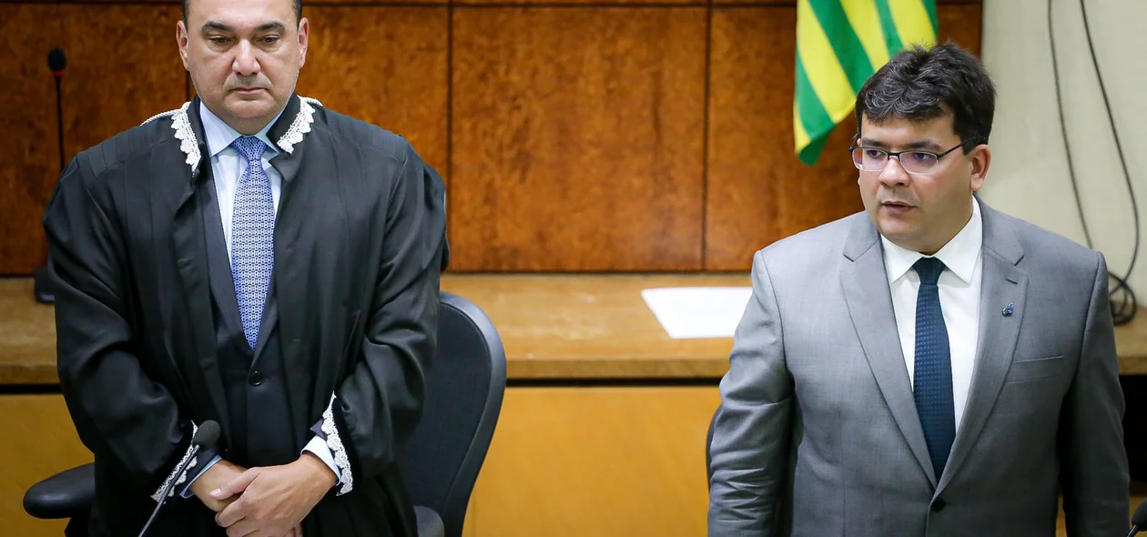 Rafael Fonteles e o atual presidente do TRE-PI