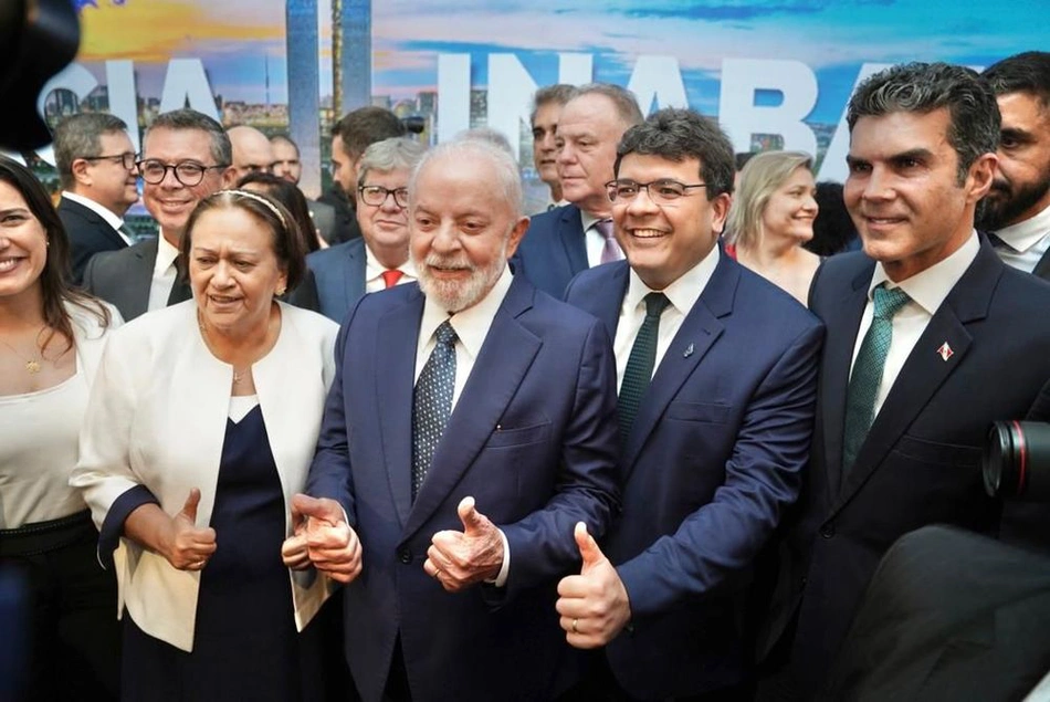 Rafael Fonteles participou do ato Democracia Inabalada" em Brasília