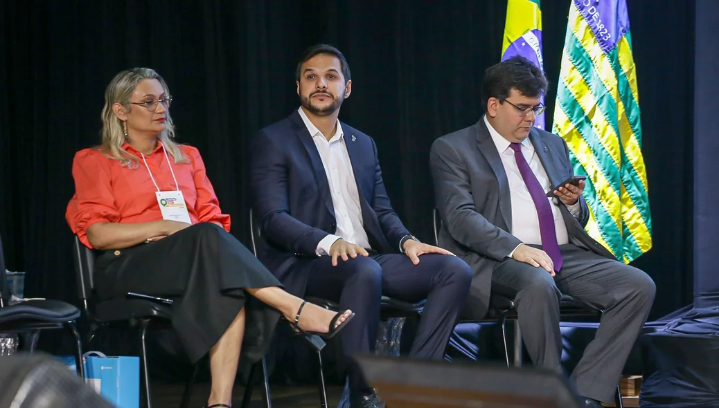 Rafael Fonteles, Washington Bandeira e Gerente Regional da 21ª GRE