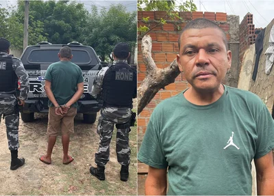 Rafael Márcio tentou se desfazer do material ilícito com a chegada dos policiais