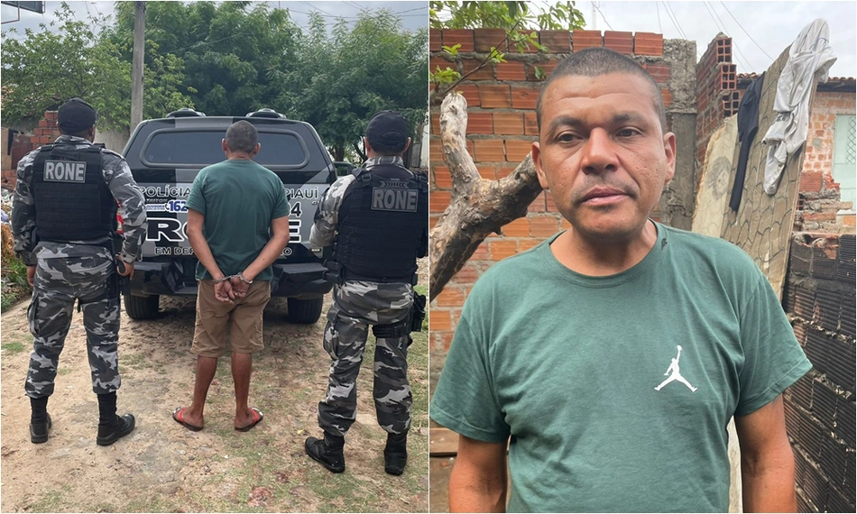 Rafael Márcio tentou se desfazer do material ilícito com a chegada dos policiais