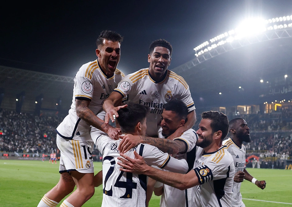 Real Madrid vence Atlético de Madrid na Supercopa da Espanha