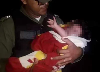 Resgate de bebê que foi encontrado sozinho em matagal de Piripiri