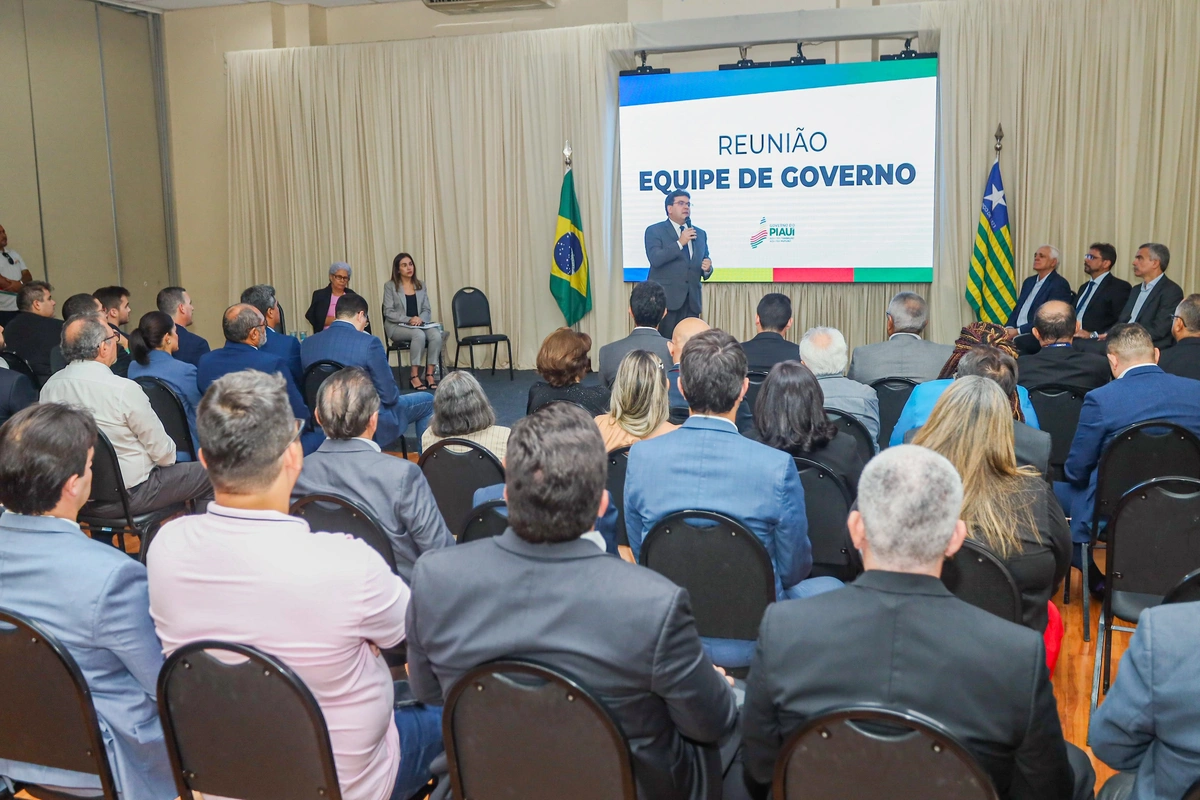 Reunião do governador Rafael Fonteles com o secretariado