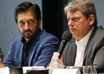 Ricardo Nunes e Tarcísio de Freitas