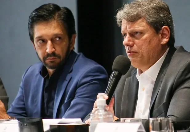 Ricardo Nunes e Tarcísio de Freitas