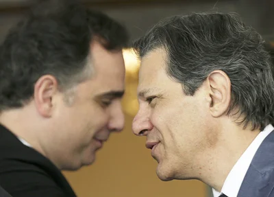 Rodrigo Pacheco e Fernando Haddad