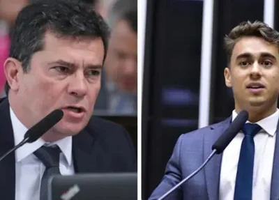 Senador Sérgio Moro e deputado federal Nikolas Ferreira
