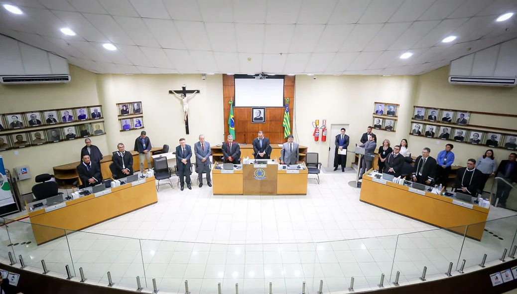 Solenidade de posse dos juízes José Maria de Araújo Costa e Fábio Leal da Silva Viana