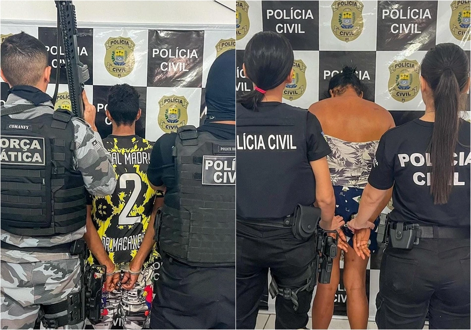 Suspeitos presos sob suspeita de tráfico de drogas em Redenção do Gurguéia