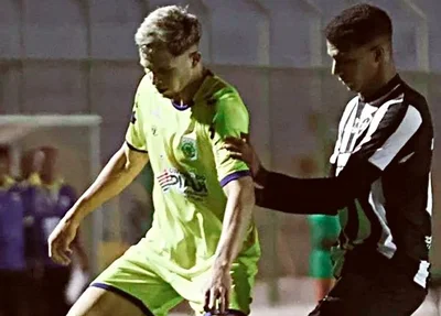 Tiradentes se mostra valente, mas perde para Botafogo na Copinha