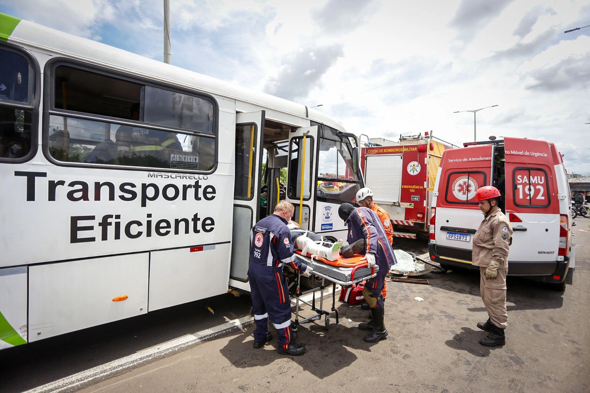 Todas as vítimas foram socorridas ao HUT
