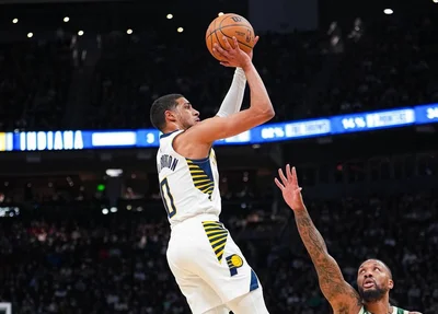Tyrese Haliburton anotou um duplo-duplo diante do Milwaukee Bucks