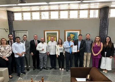 Vereadores foram ao TCE-PI oficializar pedido de auditoria na Fundação Municipal de Saúde (FMS)