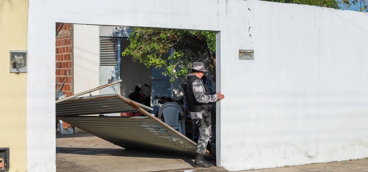 Casa onde a vítima foi executada
