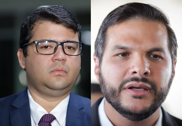 Chico Lucas, secretário de Segurança Pública, e Washington Bandeira, secretário de Educação