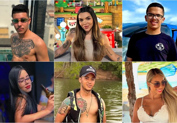 Douglas Guimarães, Milena Pamela, Pedro Lopes (Lokinho), Yrla Lima, Diogo Xenon e Letícia Ellen