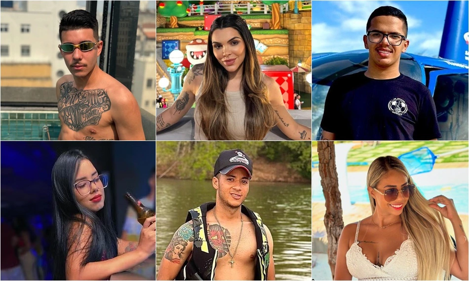 Douglas Guimarães, Milena Pamela, Pedro Lopes (Lokinho), Yrla Lima, Diogo Xenon e Letícia Ellen