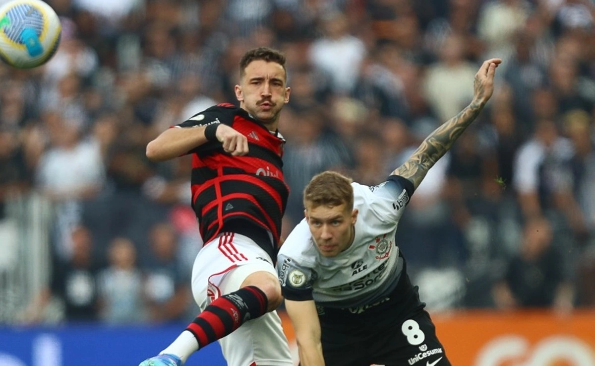 Duelo entre Corinthians e Flamengo