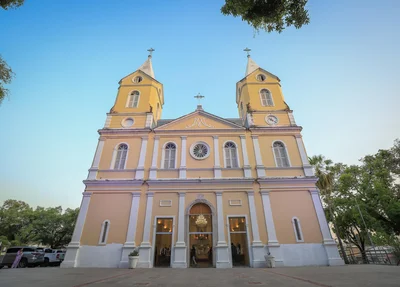 Fachada da Catedral de Nossa Senhora das Dores, em Teresina